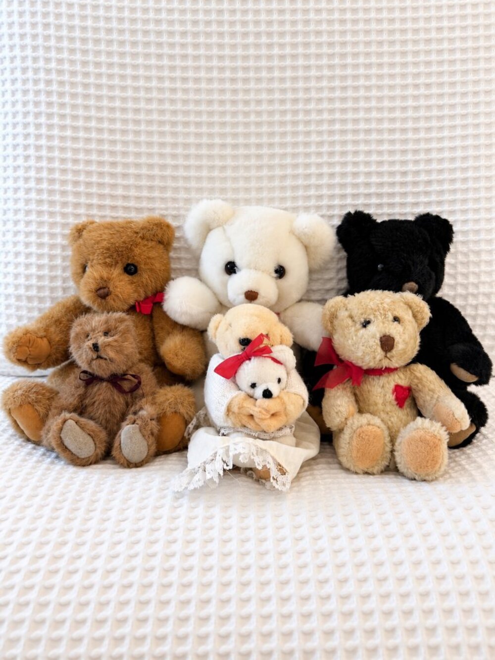 Vintage Premium Teddy Bear Lot of 6 – GUND, Boyds, North American Bear Co. 1980s